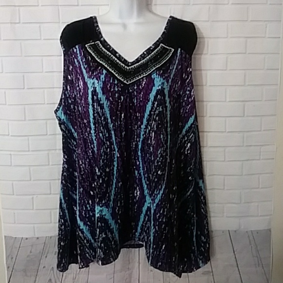 Beverly Drive Plus Size Women's size 2x top blouse - Picture 1 of 7